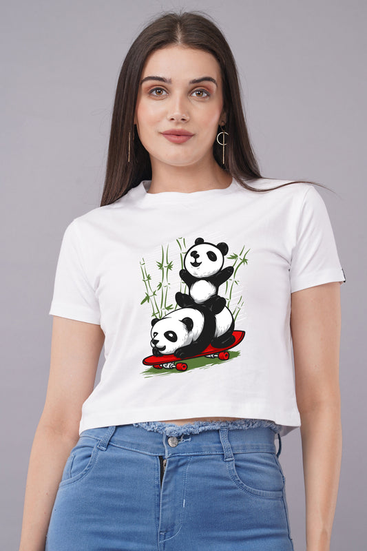 REHOO Printed Crop tops