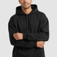 Men Regular Fit Hoodie Black
