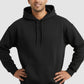 Men Regular Fit Hoodie Black