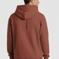 Men Regular Fit Hoodie Coral