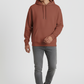 Men Regular Fit Hoodie Coral