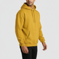 Men Regular Fit Hoodie Yellow