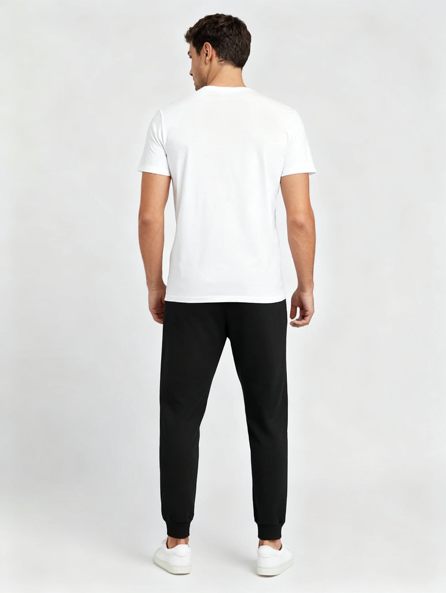 Men Regular Fit  Joggers Black