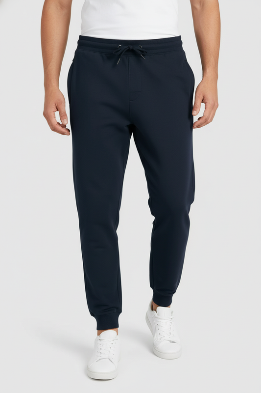 Men Regular Fit  Joggers  Navy