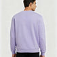Men Regular Fit Sweatshirt Lavender