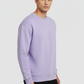 Men Regular Fit Sweatshirt Lavender