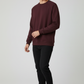 Men Regular Fit Sweatshirt Maroon