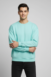 Men Regular Fit Sweatshirt Mint