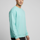 Men Regular Fit Sweatshirt Mint