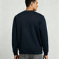Men Regular Fit Sweatshirt Navy
