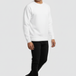 Men Regular Fit Sweatshirt White