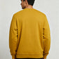 Men Regular Fit Sweatshirt Yellow