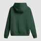 Men Regular Fit Hoodie Bottle Green
