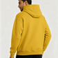 Men Regular Fit Hoodie Yellow