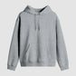 Men Regular Fit Hoodie Grey Melange