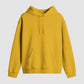 Men Regular Fit Hoodie Yellow